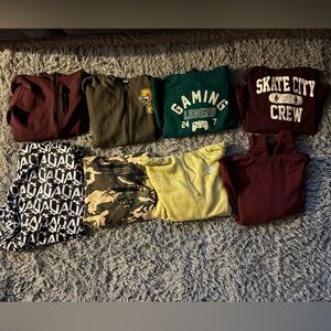 Green Gaming Legend Kids Hoodie